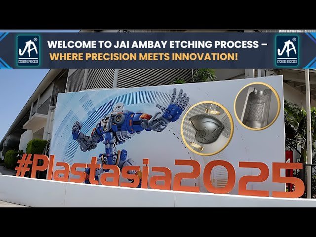 Jai Ambay Etching Process at Plastasia 2025 : The Future of Surface Texturing