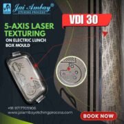 Precision at Every Curve 🎯Transforming ideas into reality with 5 Axis Laser Texturing on elect