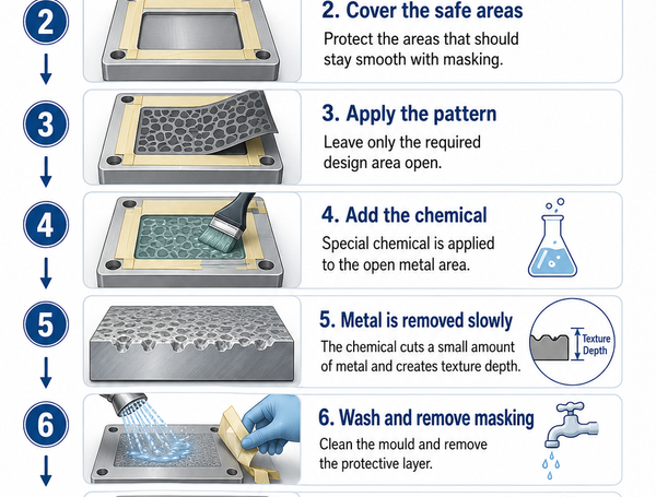 Chemical Etching for Mould Texturing: Complete Process and Application Guide